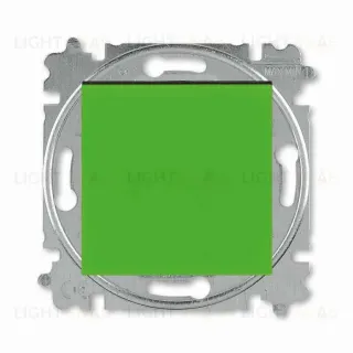 Выключатель одноклавишный перекрестный ABB Levit (из 3-х мест), 10А, зеленый-дымчатый чёрный 2CHH590745A6067 2CHH590745A6067