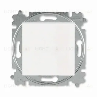 Переключатель кнопочный одноклавишный ABB Levit, 10 А, жемчуг-ледяной 2CHH598645A6068 2CHH598645A6068