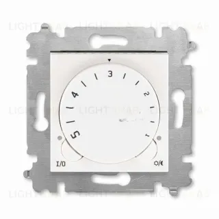 Терморегулятор теплого пола ABB Levit с датчиком, 16А, жемчуг-ледяной 2CHH920003A6068+2CHU919010A4000 2CHH920003A6068 + 2CHU919010A4000