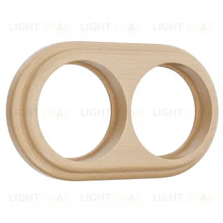 Рамка двойная Werkel Legend светлый бук a050996 a050996