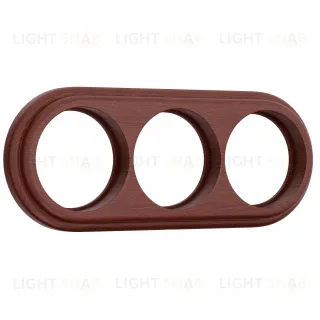 Рамка тройная Werkel Legend итальянский орех a050992 a050992