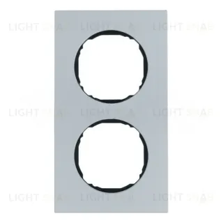 Рамка двойная для установки заподлицо Berker R.8 анодированный алюминий 10122674 10122674