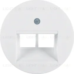 Розетка компьютерная двойная Berker RJ45 6-й кат. 14092089+epuae8-8upok6 14092089 + epuae8-8upok6