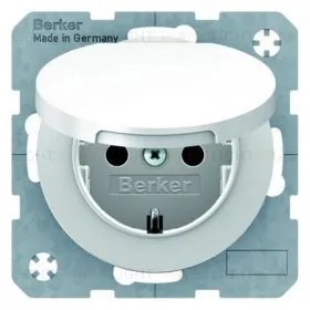Розетка с заземлением с откидной крышкой Berker 16А/250В 47512089 47512089