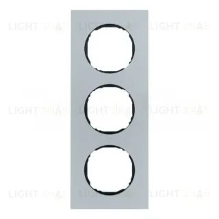 Рамка тройная для установки заподлицо Berker R.8 анодированный алюминий 10132674 10132674