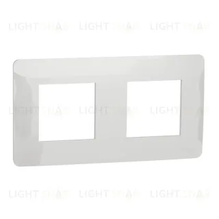 Рамка двойная Schneider Electric Unica Studio, белый NU200418 NU200418