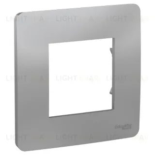 Рамка одинарная Schneider Electric Unica Studio, алюминий NU200230 NU200230