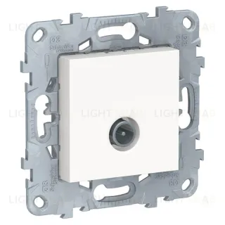 Розетка TV проходная Schneider Unica New, белый NU546318 NU546318