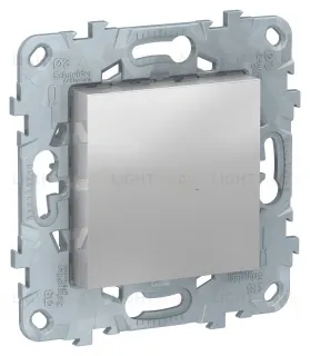 Заглушка с суппортом Schneider Unica New, алюминий NU586630 NU586630