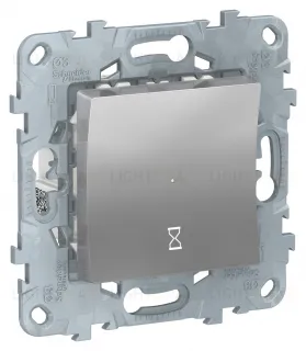 Реле таймера обратного отсчета, 10 А 3-х проводной, от 5 мин до 8 ч Schneider Unica New, алюминий NU553530 NU553530