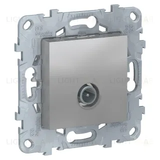 Розетка TV оконечная Schneider Unica New, алюминий NU546430 NU546430