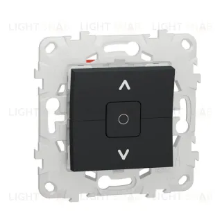 Выключатель управления для жалюзи и рольставней 6А/250 В~ Schneider Unica New, антрацит NU520854 NU520854