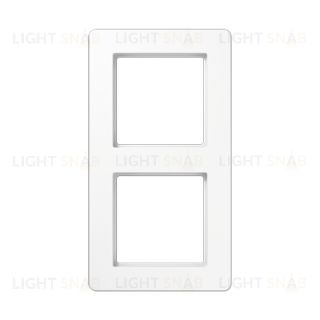 Рамка двойная Jung A Flow белый глянцевый AF582BFWW AF582BFWW