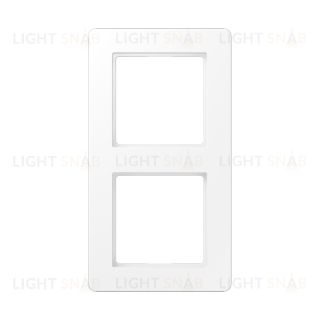 Рамка двойная Jung A Flow белый матовый AF582BFWWM AF582BFWWM