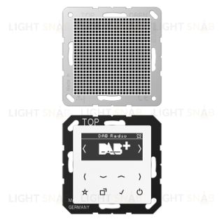 Смарт радио JUNG DAB+, моно, белый глянец DABA1WW DABA1WW