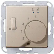 Терморегулятор Jung с выносным датчиком для электрического теплого пола, 10A/230B FTR231+A1749BFCH FTR231 + A1749BFCH