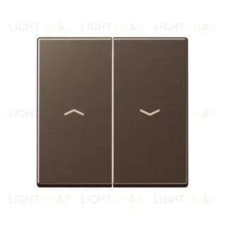 Выключатель управления жалюзи кнопочный Jung, 10А/250В 539VU+A595PMO 539VU + A595PMO