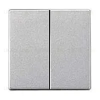 Выключатель двухклавишный Jung , 10А/250В 505u+A595AL 505u + A595AL