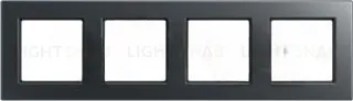 Рамка четверная Jung A 550 антрацит матовый A5584BFANM A5584BFANM