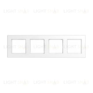 Рамка четверная Jung A 550 белый матовый A5584BFWWM A5584BFWWM