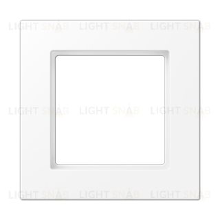 Рамка одинарная Jung A 550 белый матовый A5581BFWWM A5581BFWWM