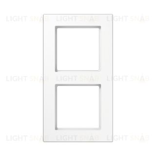 Рамка двойная Jung A 550 белый глянцевый A5582BFWW A5582BFWW