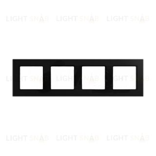 Рамка четверная Jung A 550 черный матовый A5584BFSWM A5584BFSWM