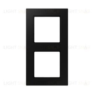 Рамка двойная Jung A 550 черный матовый A5582BFSWM A5582BFSWM