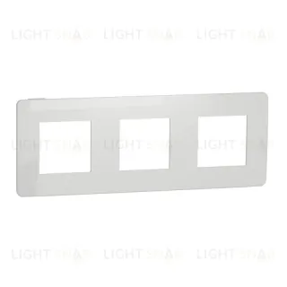 Рамка тройная Schneider Electric Unica Studio Color, белый NU280618 NU280618