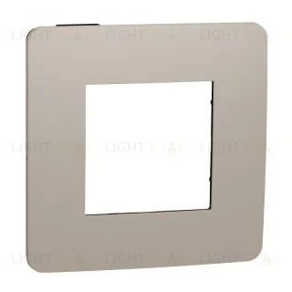 Рамка одинарная Schneider Electric Unica Studio Color, песочный-антрацит NU280228 NU280228