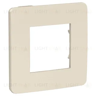 Рамка одинарная Schneider Electric Unica Studio Color, бежевый NU280244 NU280244