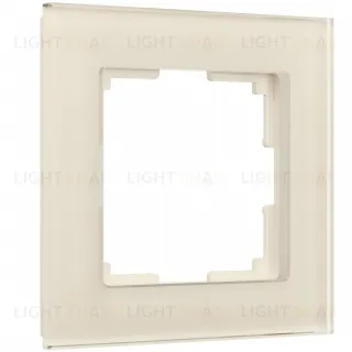 Рамка одинарная Werkel Favorit, молочный стекло a058813 a058813