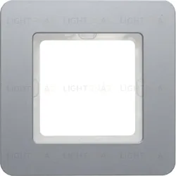 Рамка одинарная Berker Q.7 алюминий 10116074 10116074