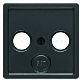 Телевизионная розетка проходная Berker TV-FM, антрацит 12036086+S2900-10 12036086 + S2900-10