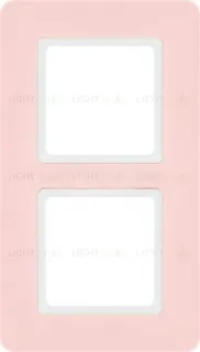Рамка двойная Berker Q.7 розовый кварц 10126152 10126152