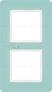 Рамка двойная Berker Q.7 каменно-серый 10126156 10126156