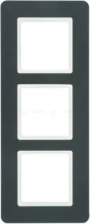 Рамка тройная Berker Q.7 антрацит, пластик 10136186 10136186