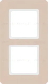 Рамка двойная Berker Q.7 коричневый песок 10126151 10126151