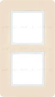 Рамка двойная Berker Q.7 песчаный 10126150 10126150