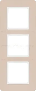 Рамка тройная Berker Q.7 коричневый песок 10136151 10136151