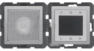 Радио Berker Touch c динамиком, алюминий 28806084 28806084