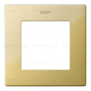Рамка одинарная Simon 24 золото 2400610-066 2400610-066