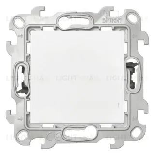 Выключатель одноклавишный перекрестный Simon 24 Push&Go (вкл/выкл с 3-х мест) 10А/250В, белый 2420251-030 2420251-030