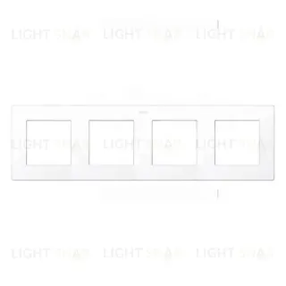 Рамка четверная Simon 24 белая 2400640-030 2400640-030