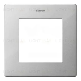 Рамка одинарная Simon 24 алюминий 2400610-033 2400610-033