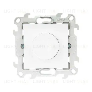 Светорегулятор Simon24 поворотный-нажимной 40-450 Вт. для ламп накаливания и галог., белый 2410313-030 2410313-030