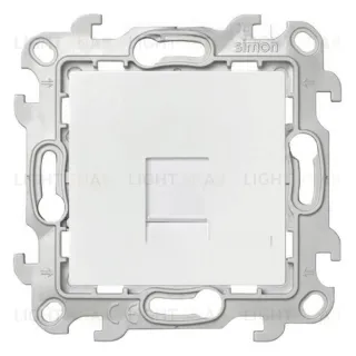Розетка компьютерная одинарная Simon 24 RJ45 5-й кат., белый 2410598-030 2410598-030
