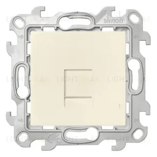 Розетка компьютерная одинарная Simon 24 RJ45 5-й кат., слоновая кость 2410598-031 2410598-031
