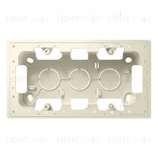 Коробка накладного монтажа двойная Simon 24, слоновая кость 2400752-031 2400752-031
