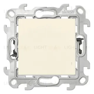 Выключатель одноклавишный перекрестный Simon 24 (вкл/выкл с 3-х мест) 10А/250В, слоновая кость 2450251-031 2450251-031